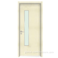 Single Leaf Wooden Door Modern solid wooden single leaf entry door Factory